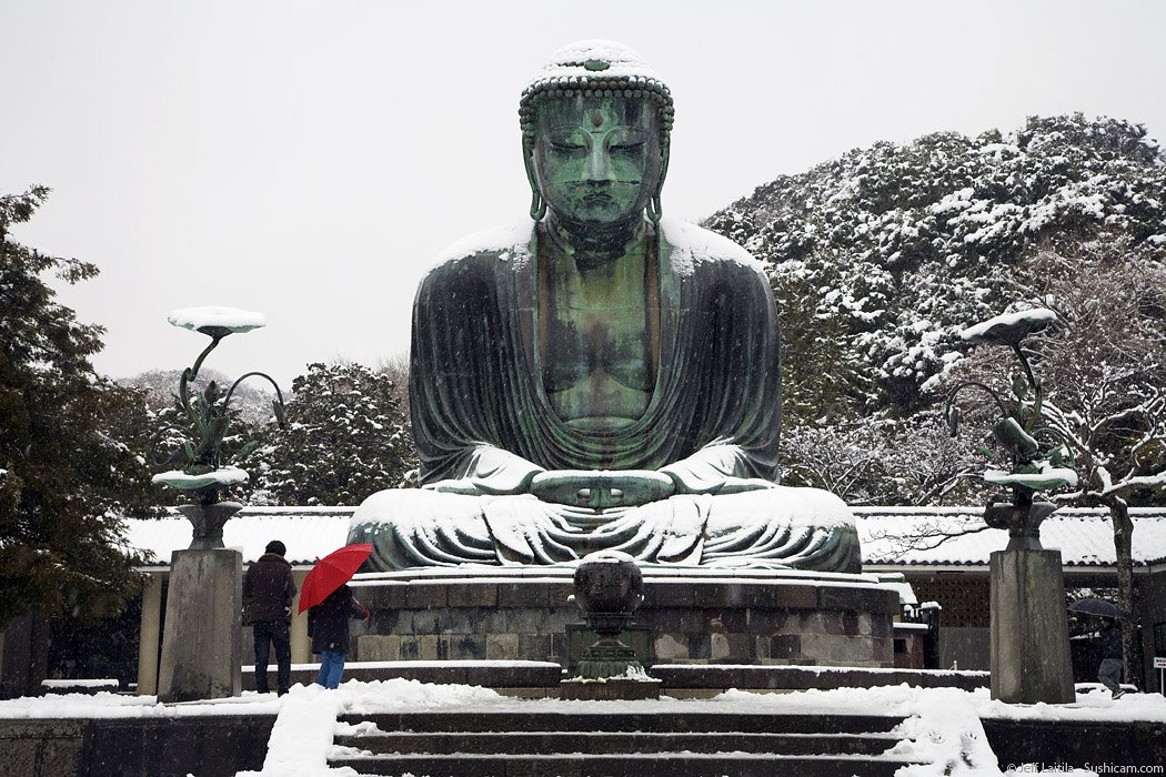 The Great Buddha of Kamakura (Kamakura Daibtustu) at Kotokuin Temple