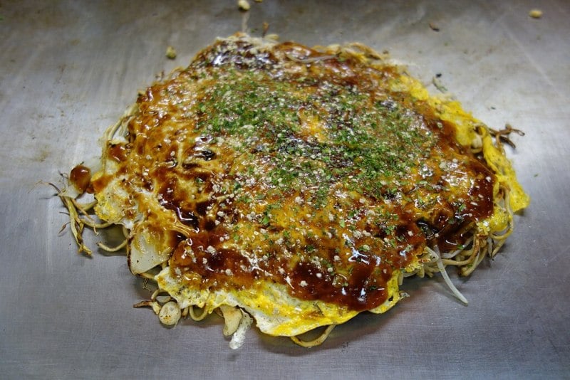 Okonomiyaki in Tokyo