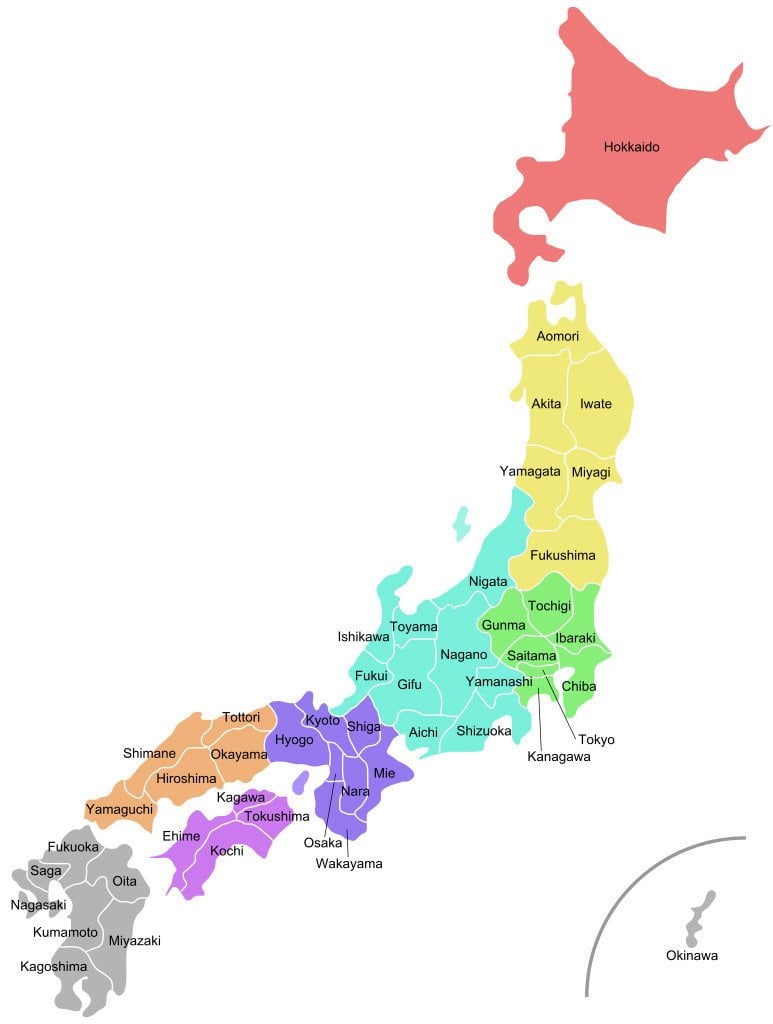 regions_and_prefectures_of_japan
