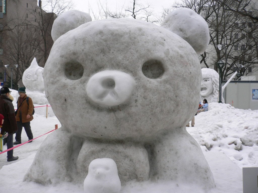 Rilakkuma_Snow_Sculpture_Sapporo_Snow_Festival
