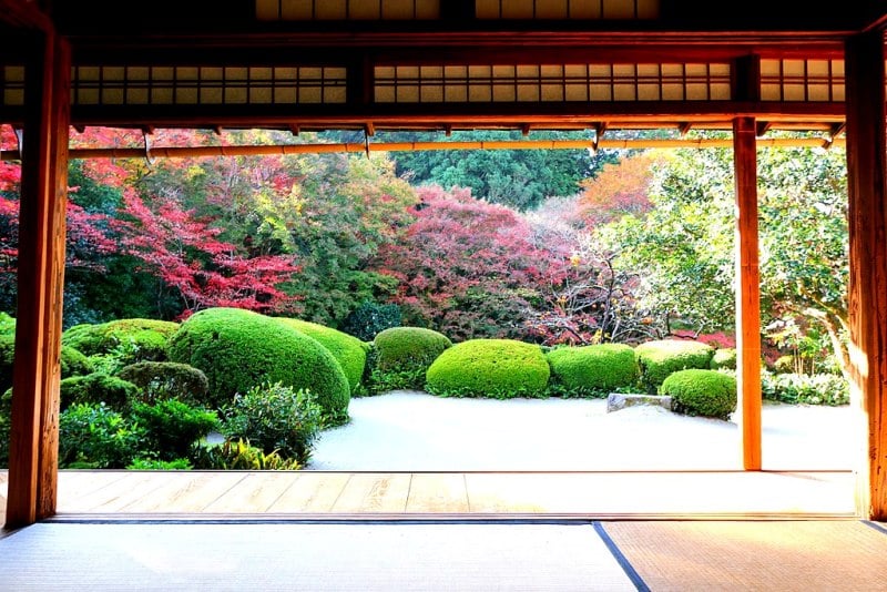 Shisen-do Temple's Garden View in Kyoto