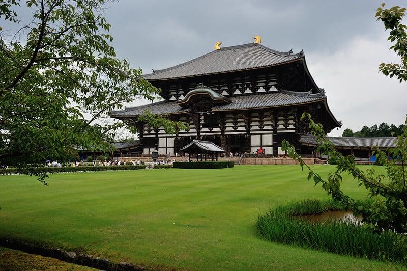 Todaiji Temple in Nara Park. 