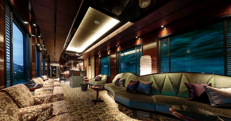 Twilight Express Mizukaze Train's Interior Design