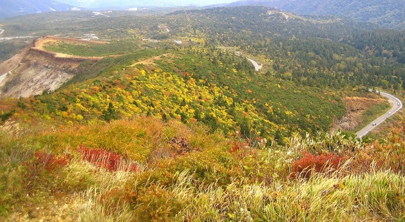 Zao Echo Line in Autumn, Miyagi
